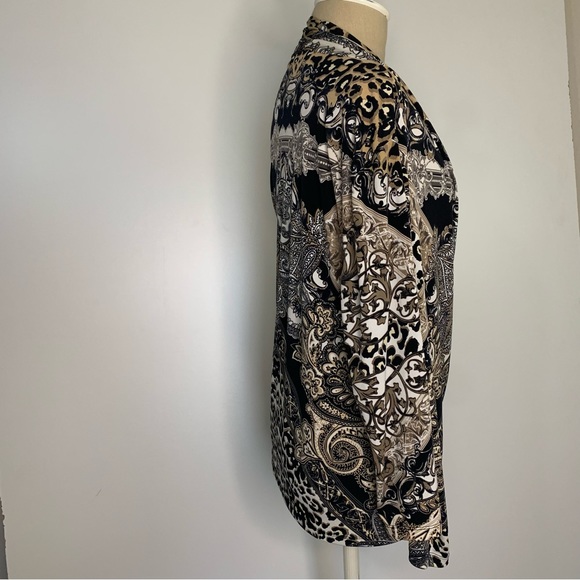 Chicos wrap blouse 2 - Picture 2 of 16